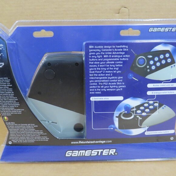 Radica Gamester Arcade Stick Controller for Sony PS2 Playstation 2 2003 NEW - Picture 5 of 9